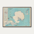 Antarctic Regions 1932 - Polarkort – billede 1