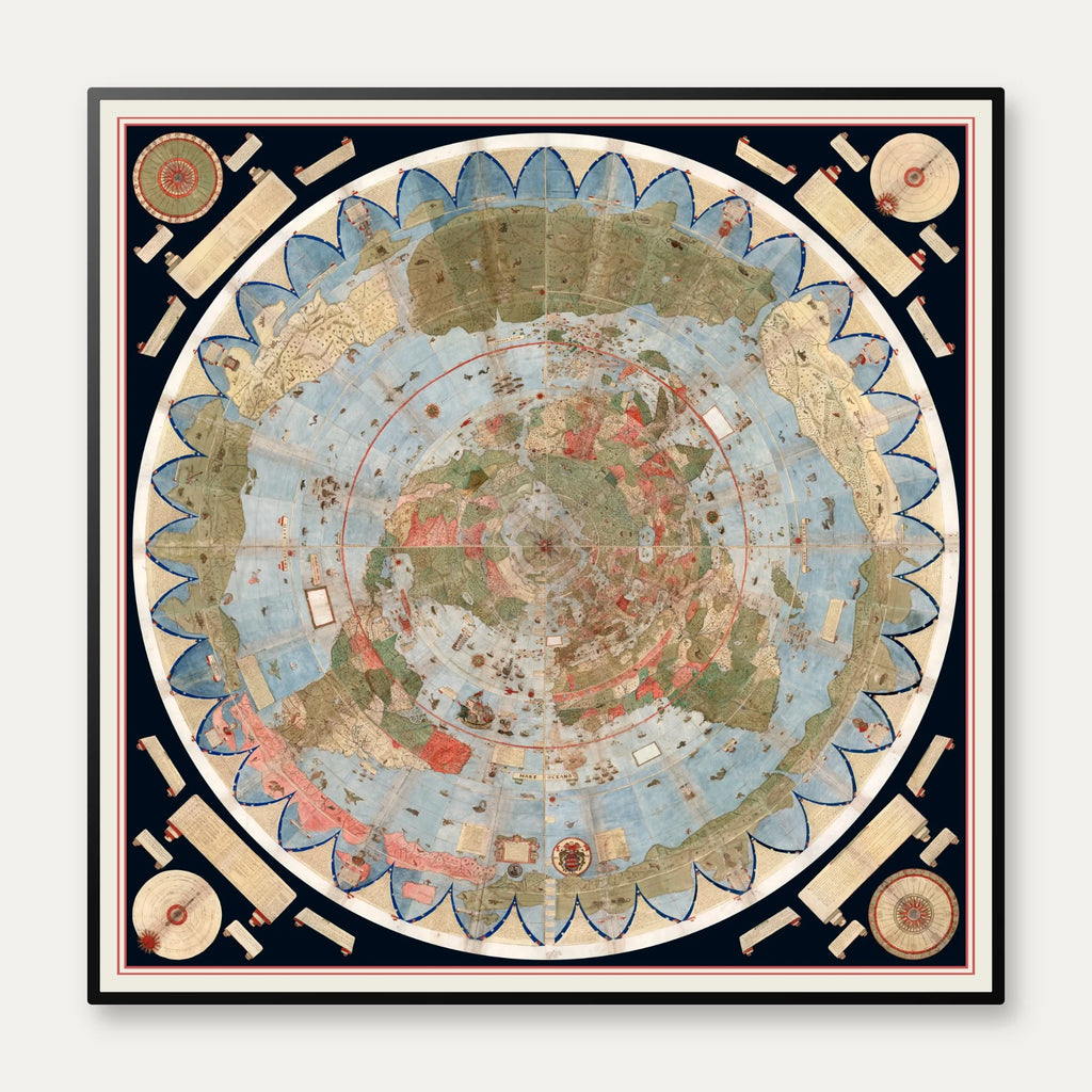 Urbano Mondi - Tavola 1587 - Verdenskort – billede 1