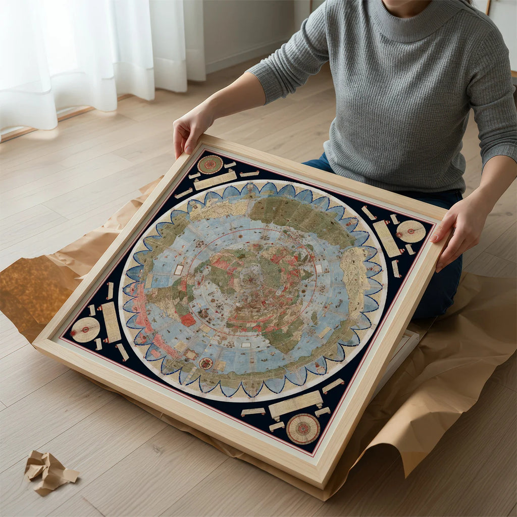 Urbano Mondi - Tavola 1587 - Verdenskort – billede 2