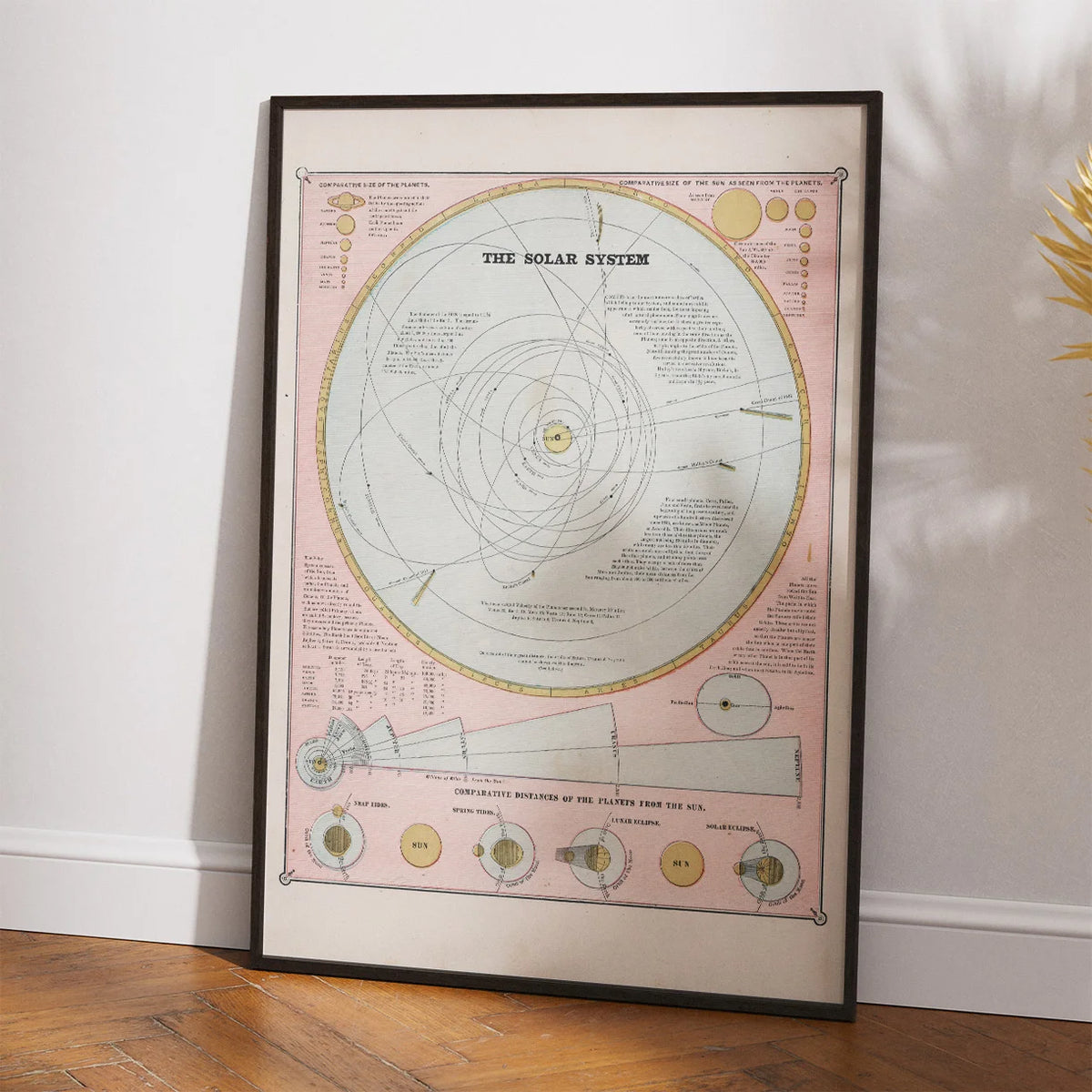 Solar System 1883 - Celestisk kort – billede 2