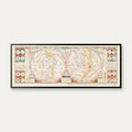 Ottomansk Manuskriptkort 1918 - Pladeark - 100×40 cm – billede 1