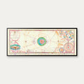 Ottomansk Manuskriptkort 1918 - Pladeark II - 100×40 cm – billede 1