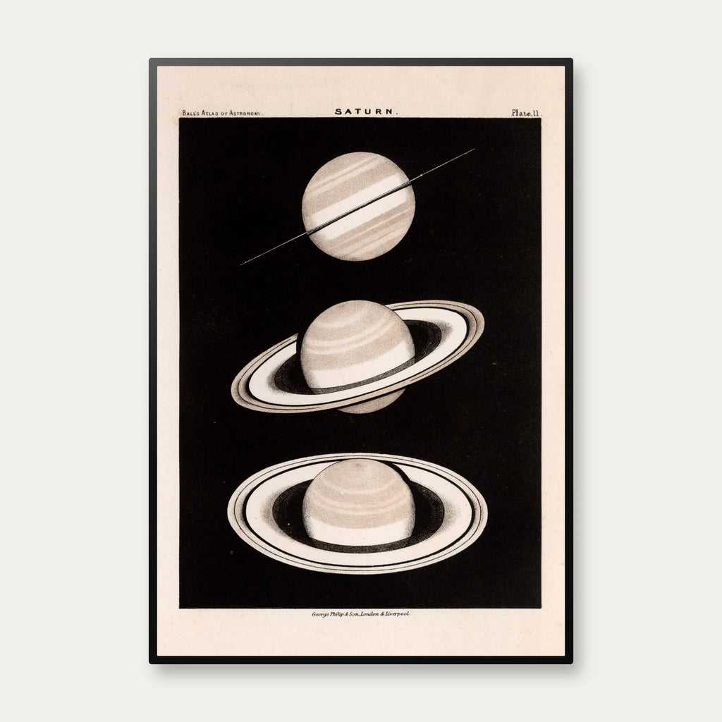 Saturn 1892 - Celestisk kort – billede 1