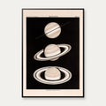 Saturn 1892 - Celestisk kort – billede 1