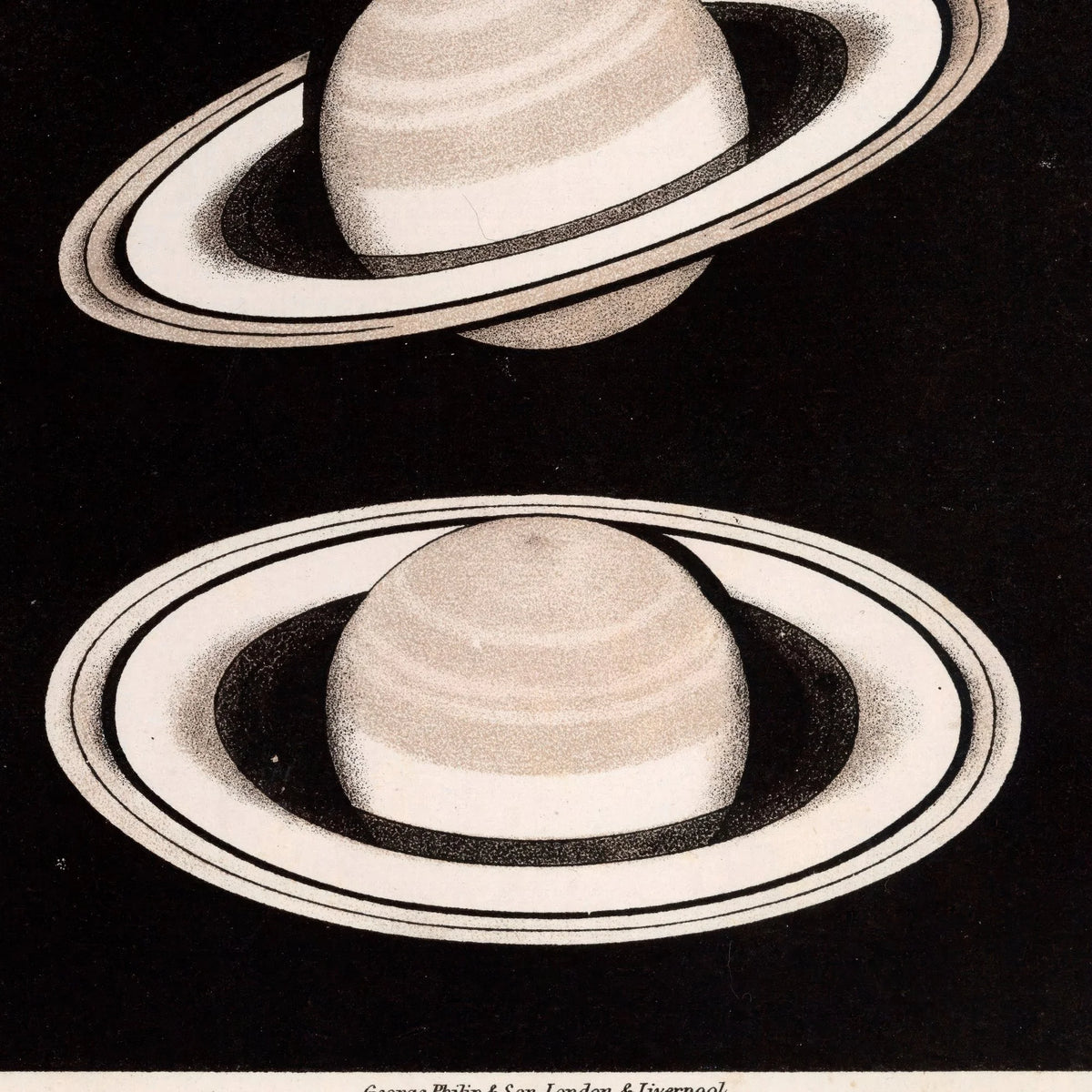Saturn 1892 - Celestisk kort – billede 4