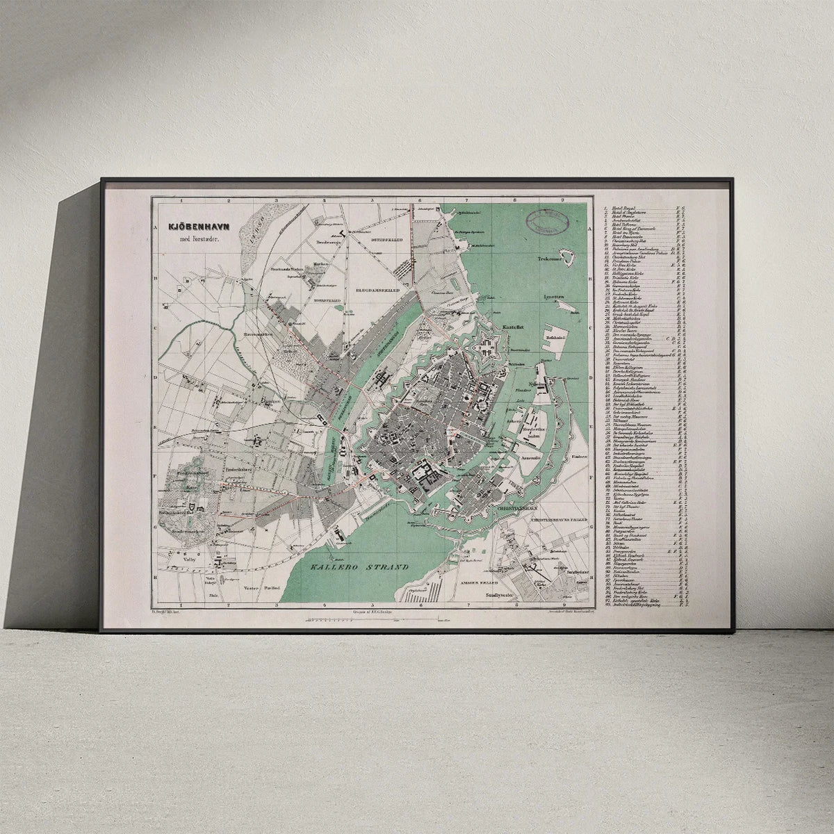 Kjøbenhavn med Forstæder 1871 – billede 3