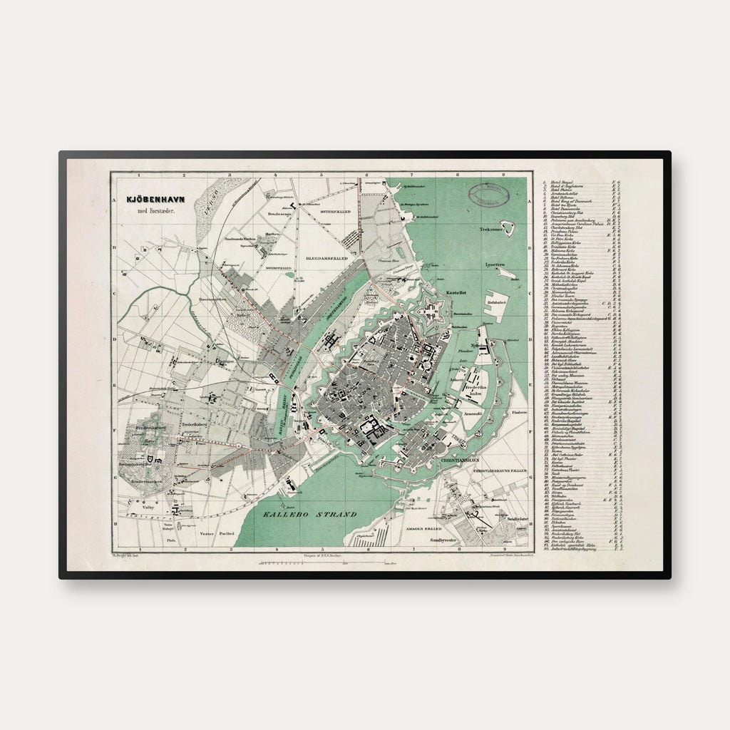 Kjøbenhavn med Forstæder 1871 – billede 1