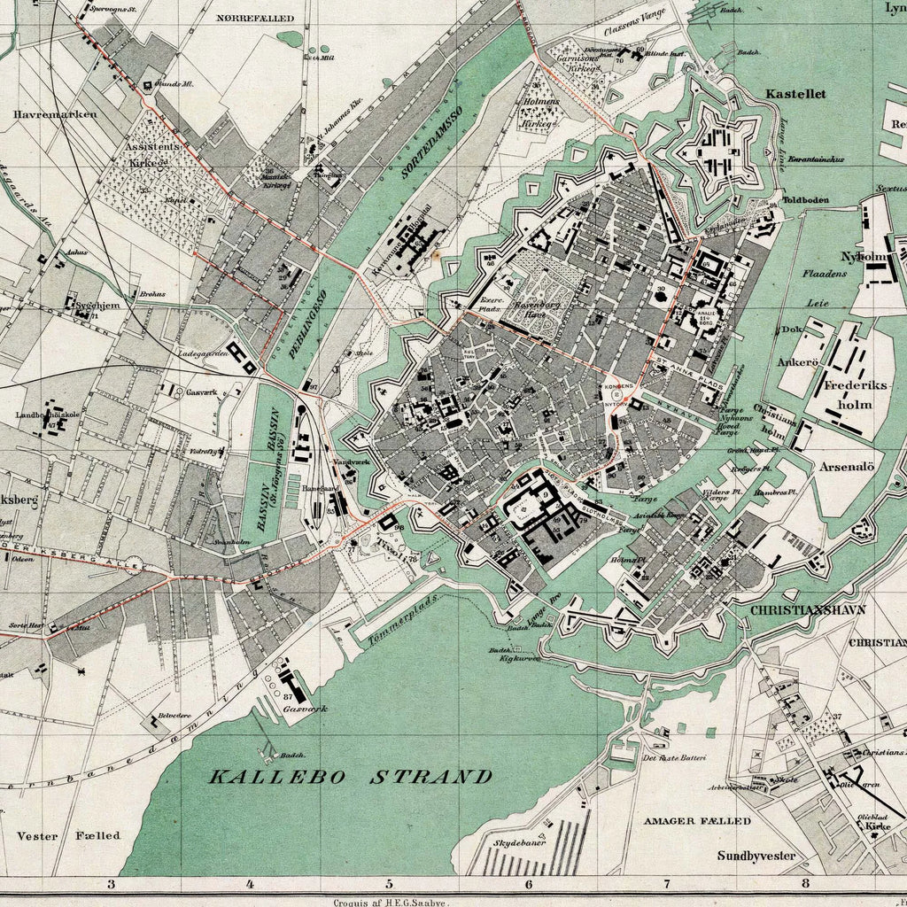 Kjøbenhavn med Forstæder 1871 – billede 4