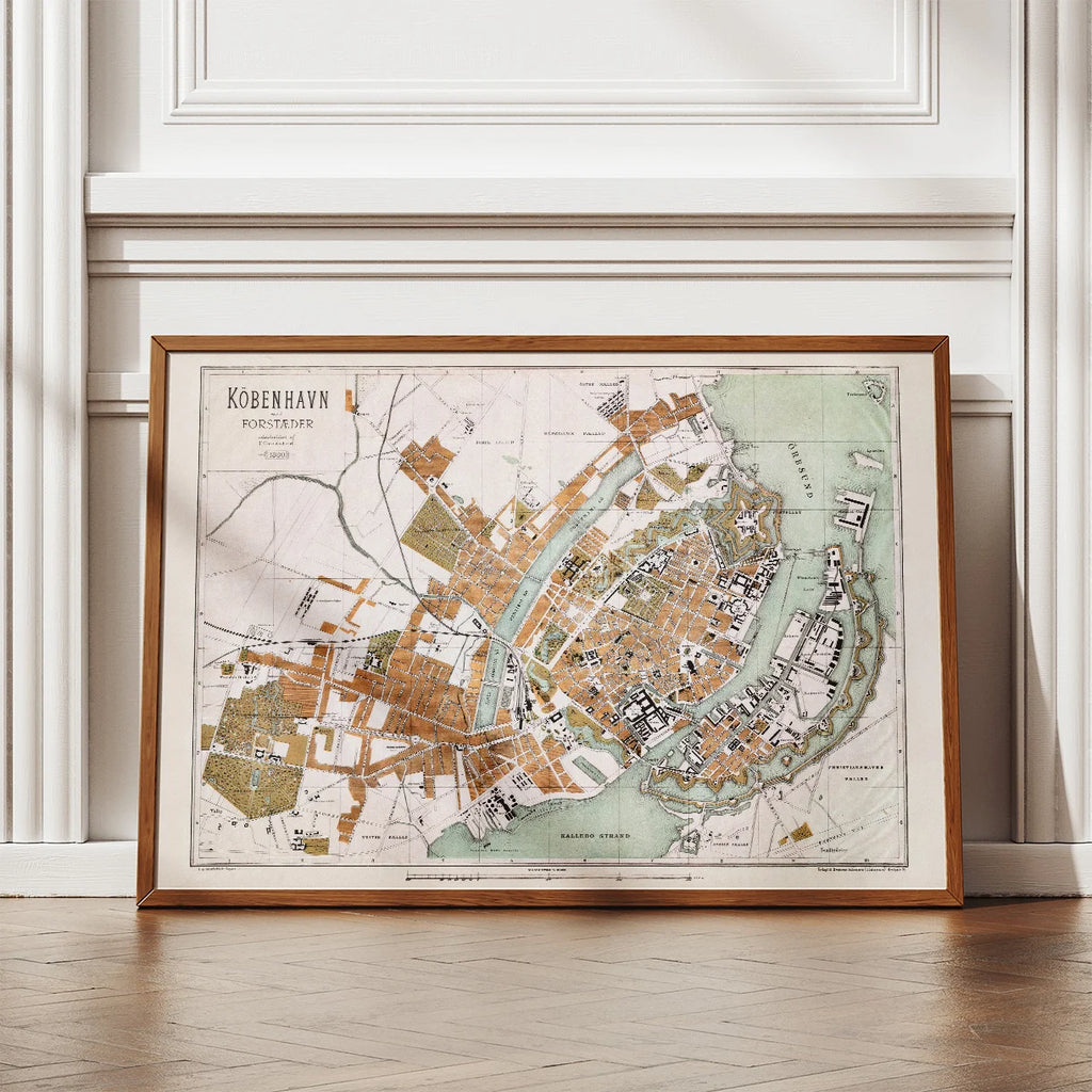 København med Forstæder 1880 - Bykort – billede 2