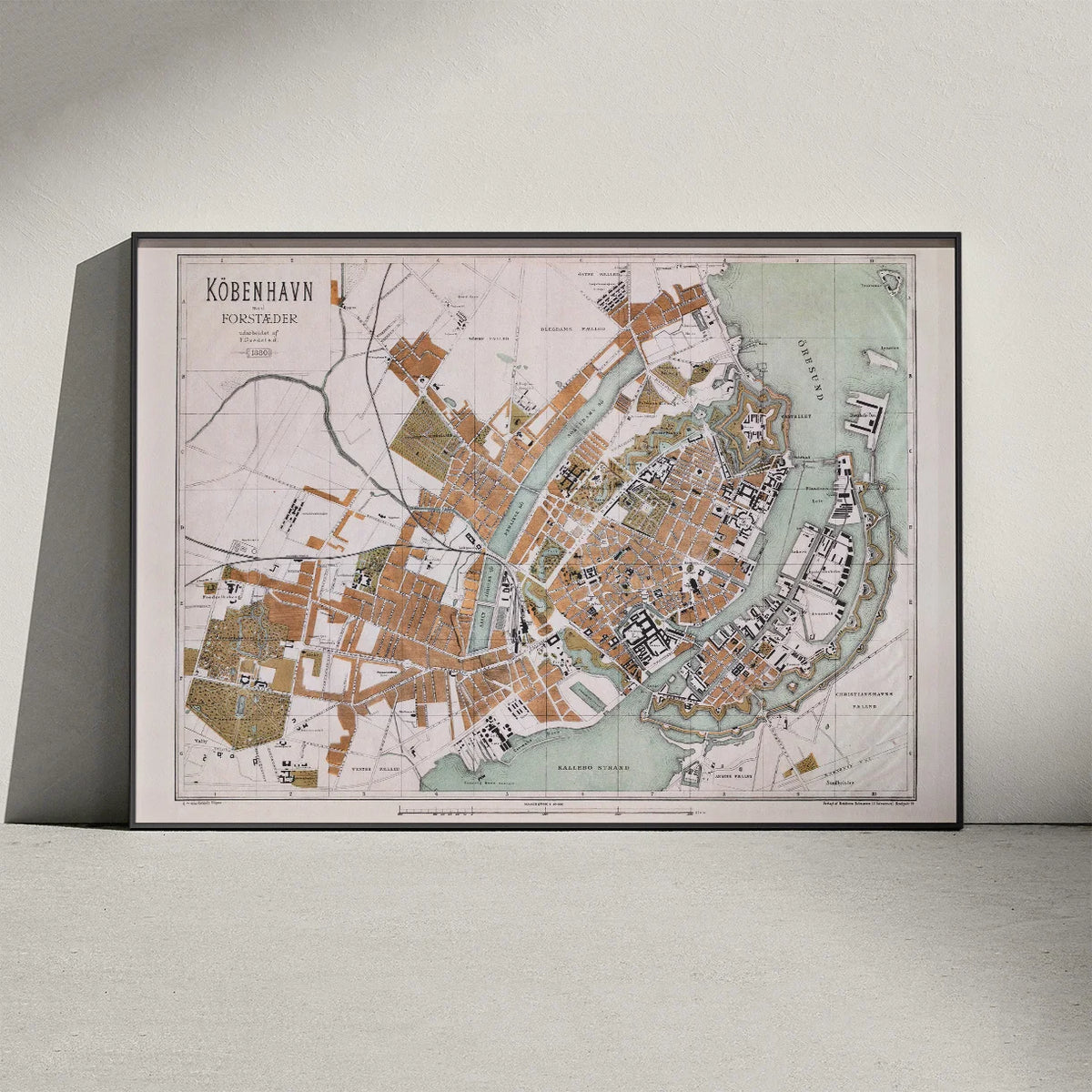 København med Forstæder 1880 - Bykort – billede 3