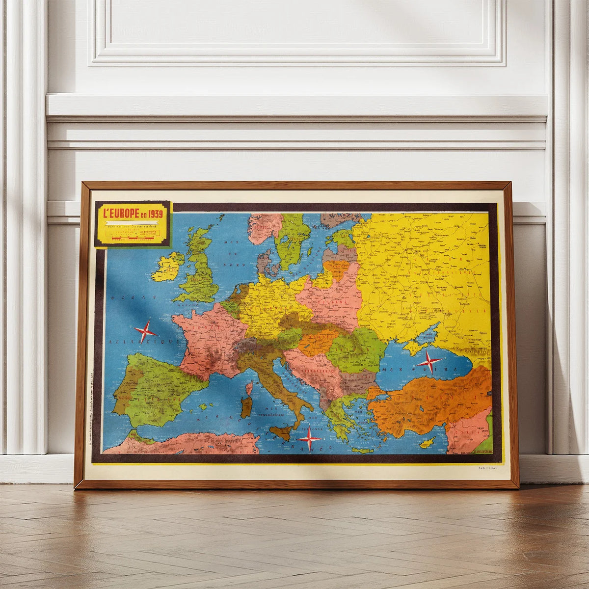 Europa 1939 - Politisk kort – billede 2
