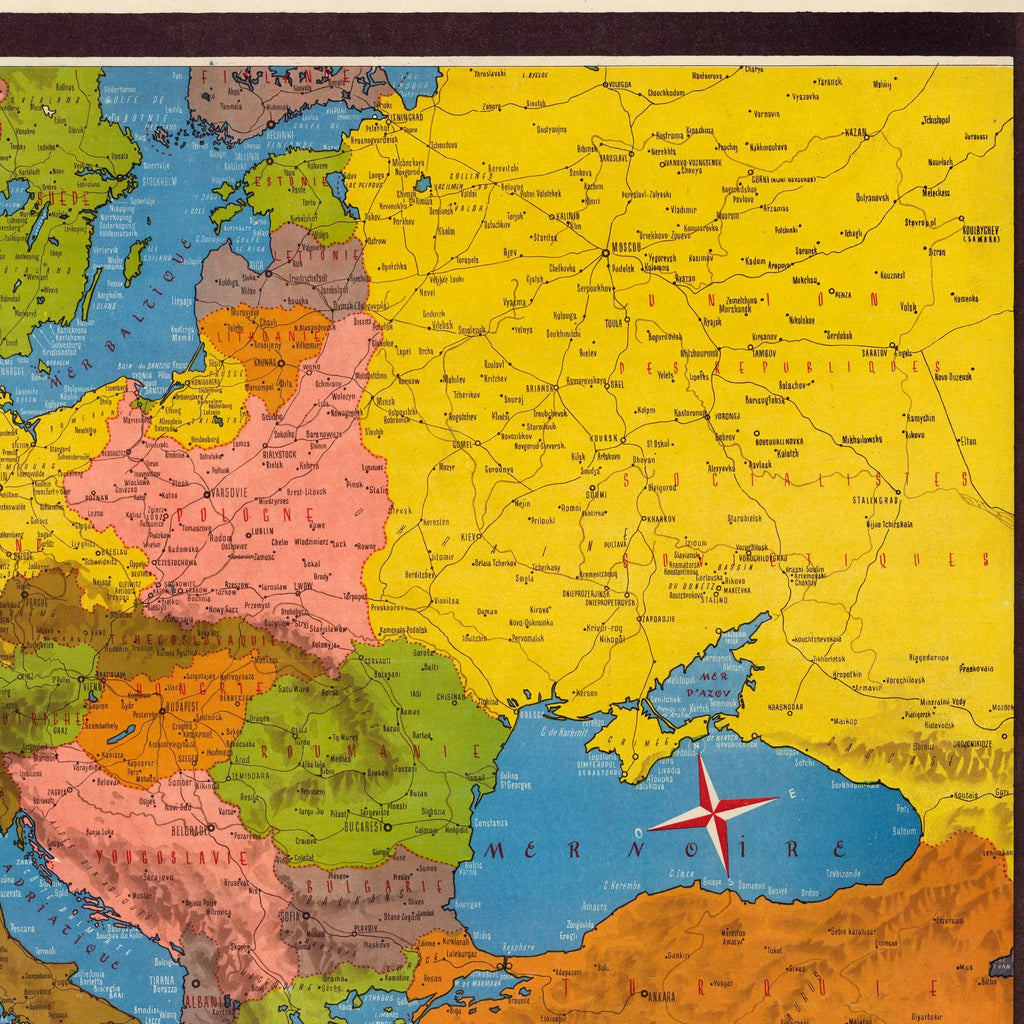Europa 1939 - Politisk kort – billede 4