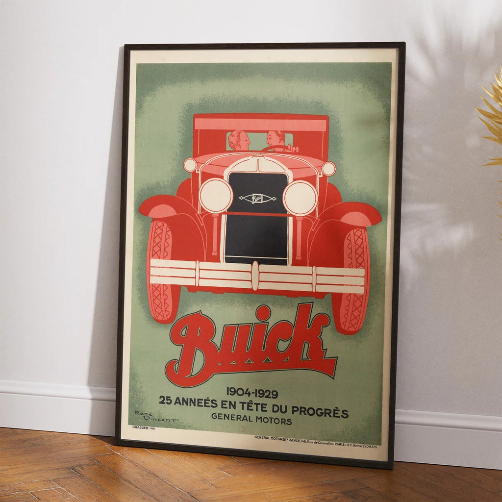 Buick 1904-1929 - Reklameplakat – billede 2