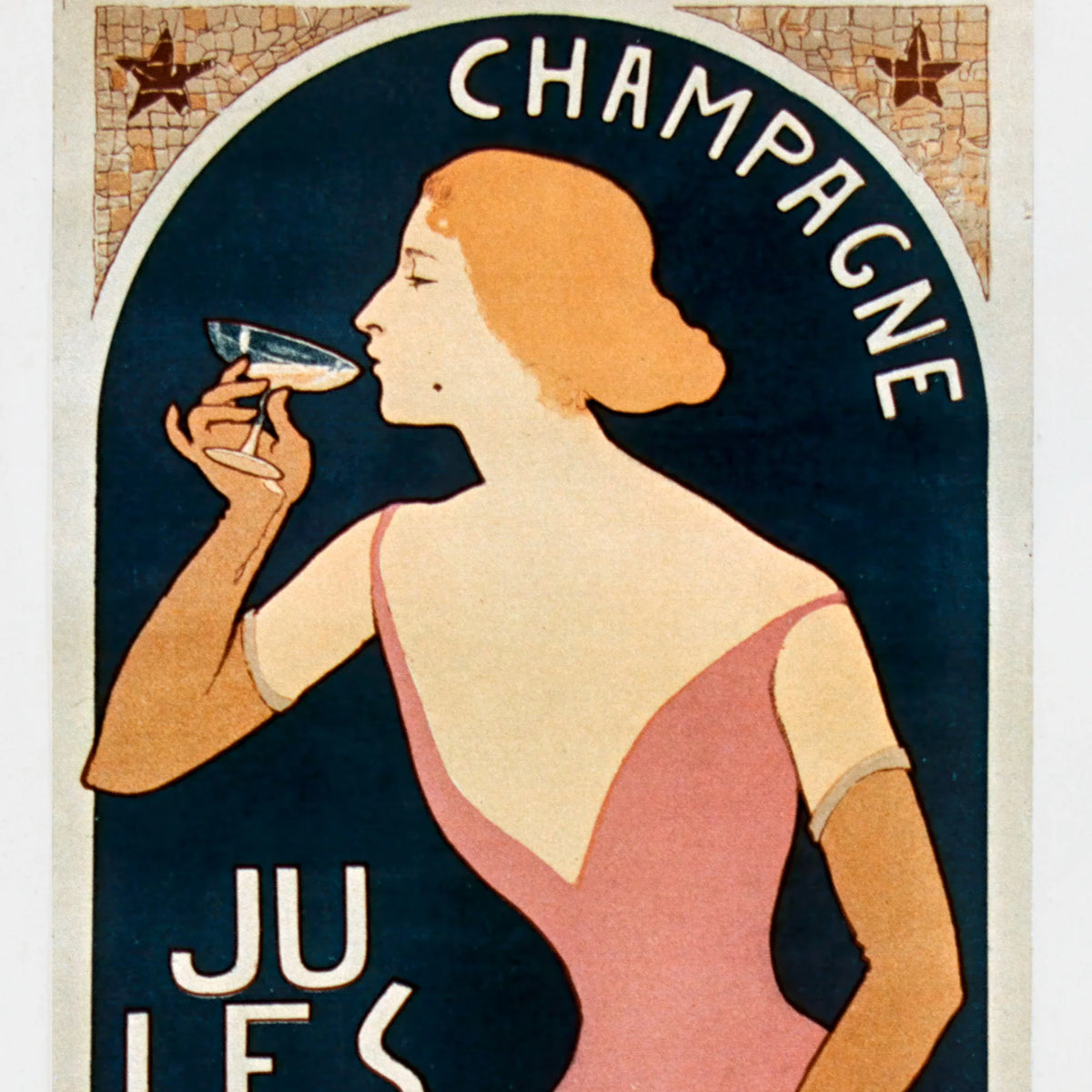 Champagne Jules Mumm 1895 - Reklameplakat - 38×100 cm – billede 4
