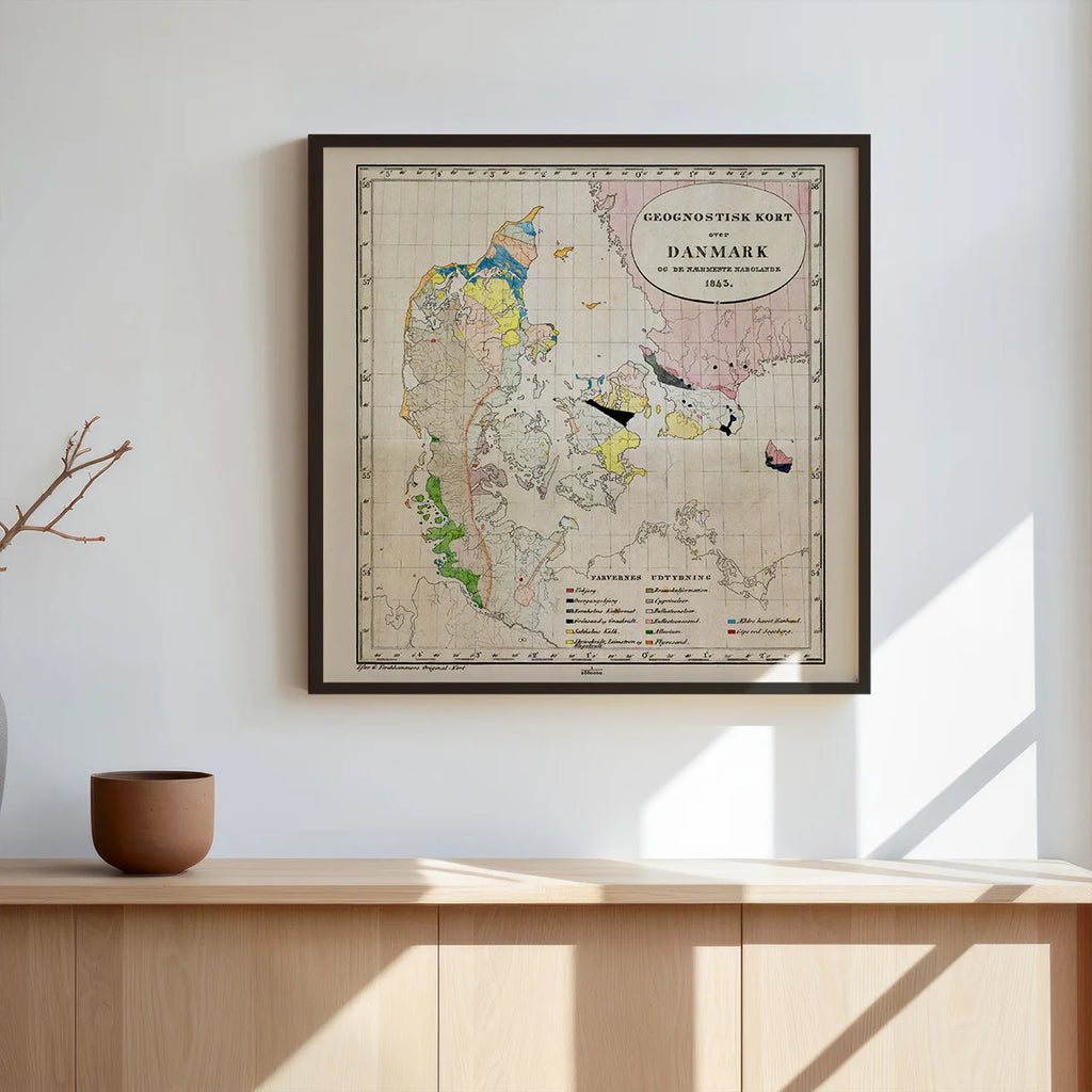 Danmark og nabolandene 1843 - Plakat – billede 3