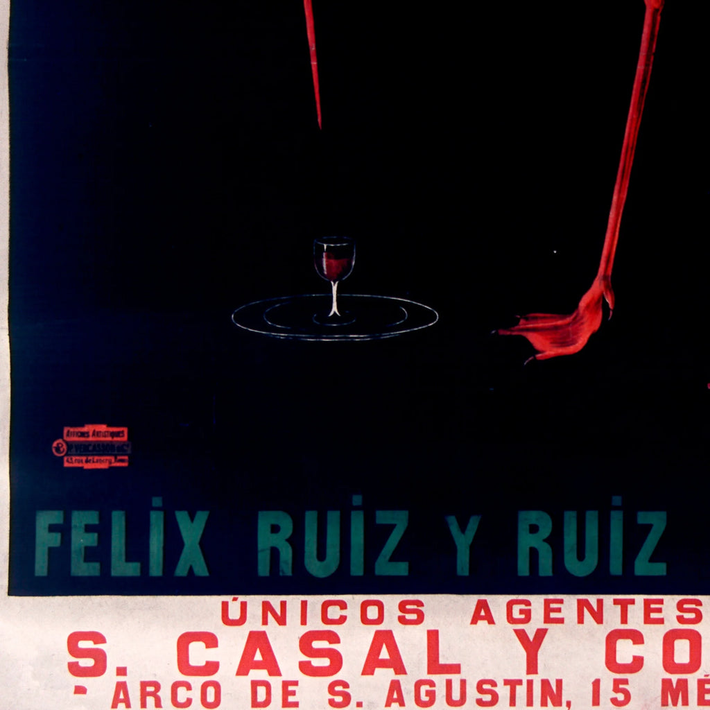 Xérez-Quina-Ruiz 1905 - Cappiello plakat – billede 4