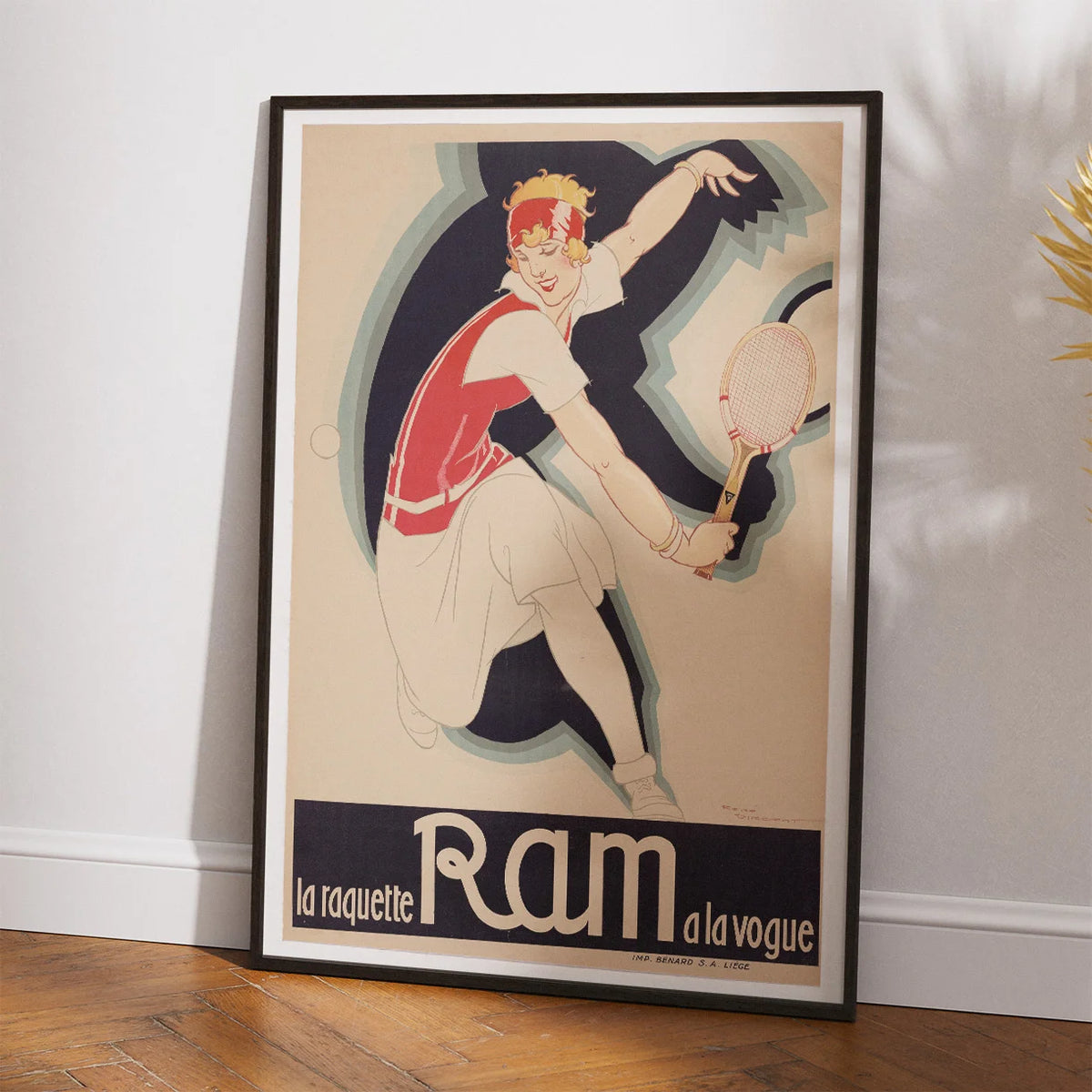La Raquette RAM - René Vincent plakat – billede 2
