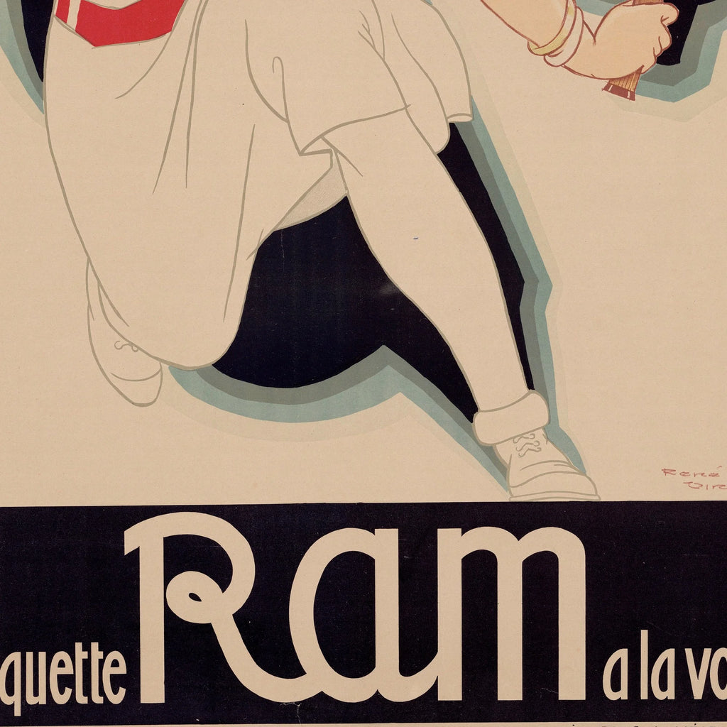 La Raquette RAM - René Vincent plakat – billede 4