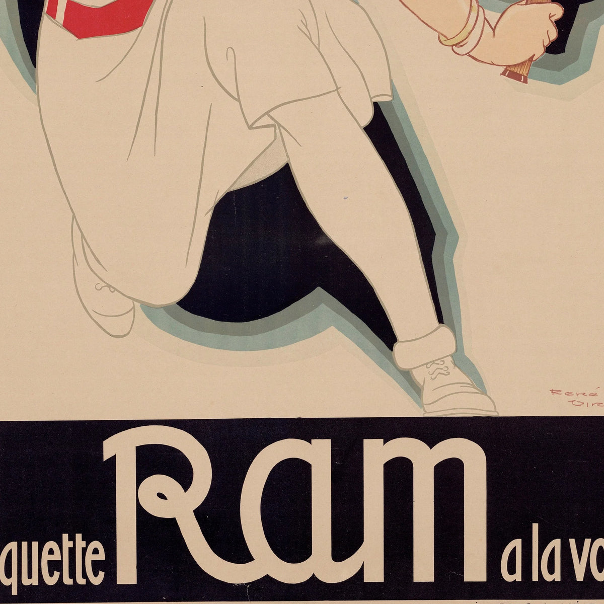La Raquette RAM - René Vincent plakat – billede 4