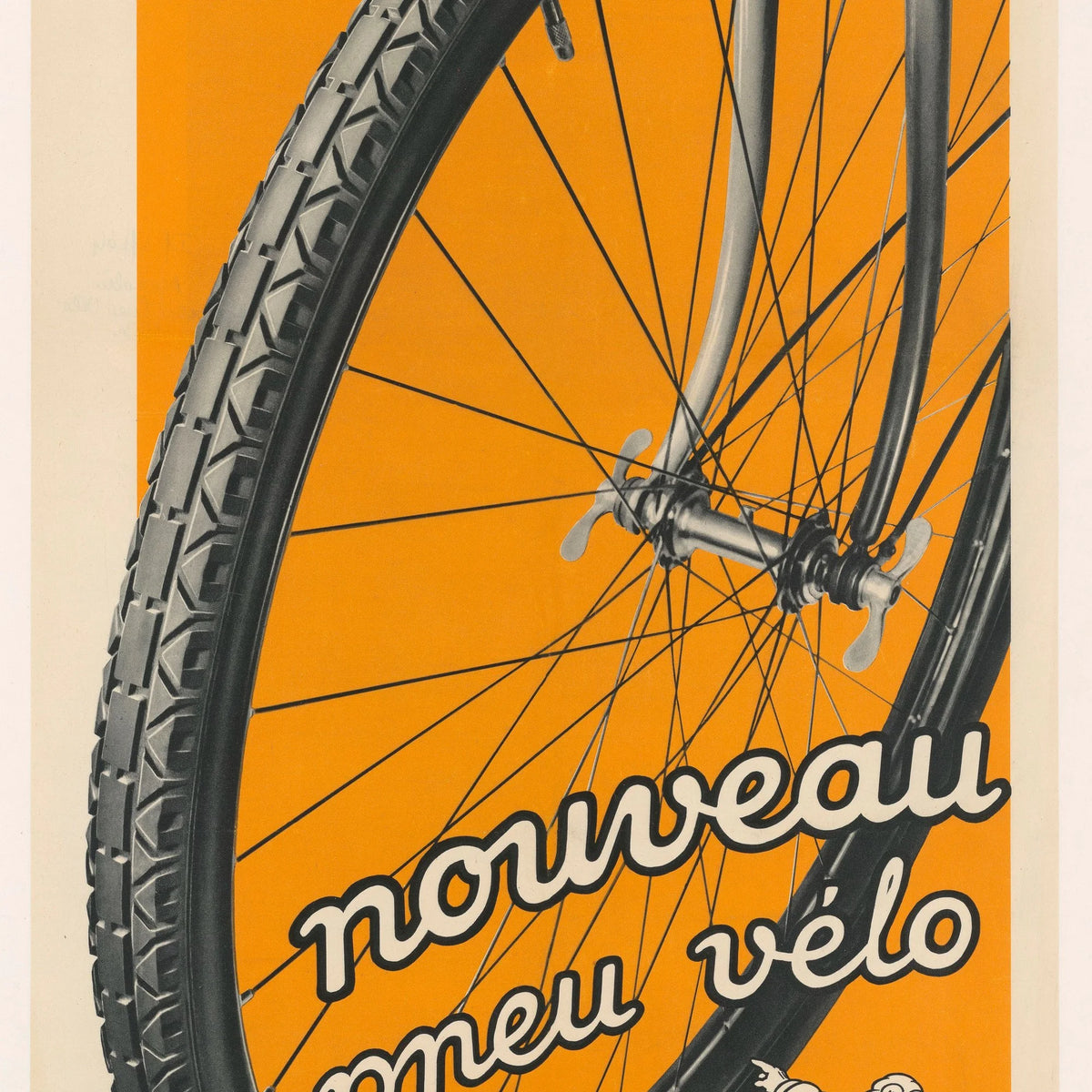 Michelin Cykeldæk III 1934 - Reklameplakat - 40×80 cm – billede 4