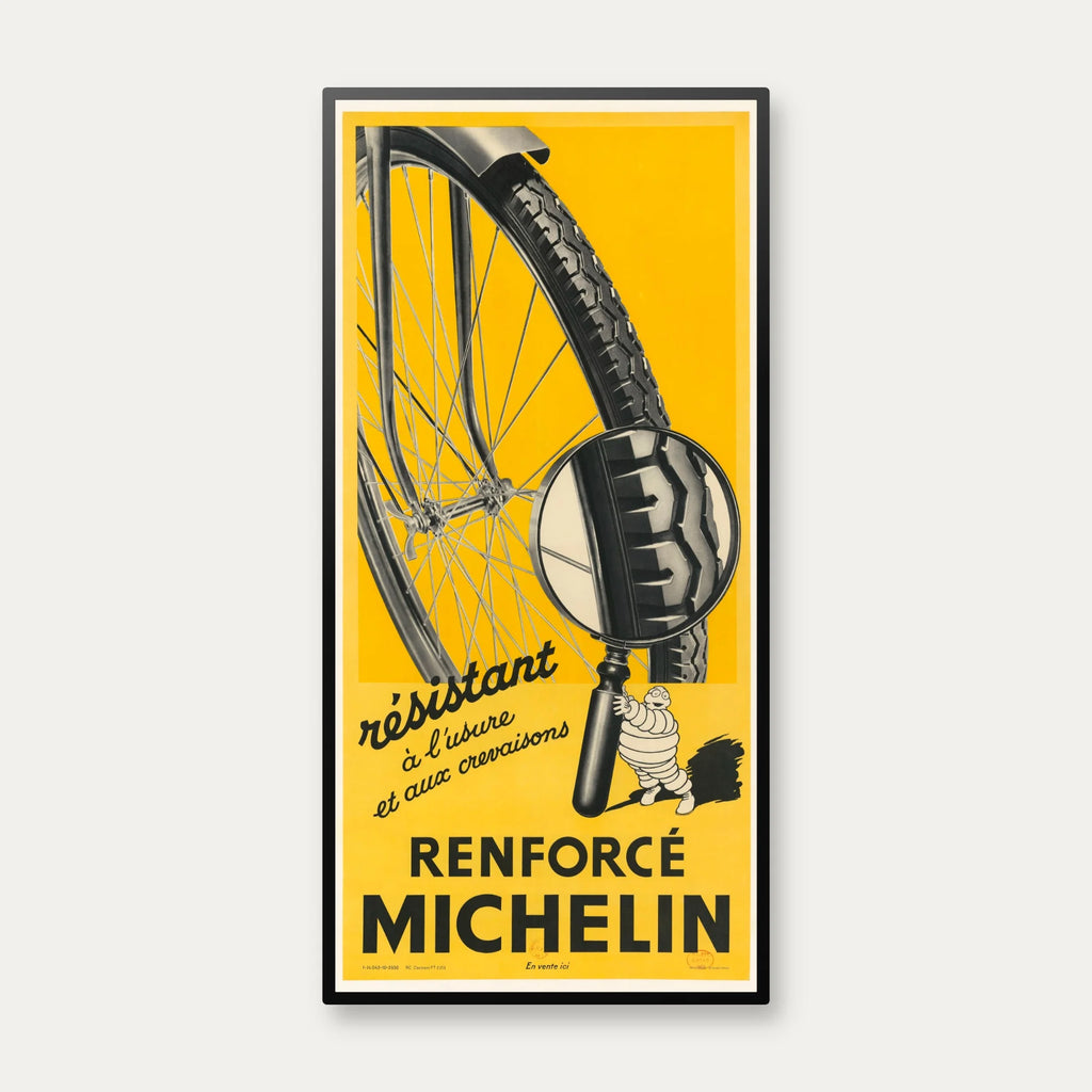 Michelin Cykeldæk I 1934 - Reklameplakat - 39×80 cm – billede 1
