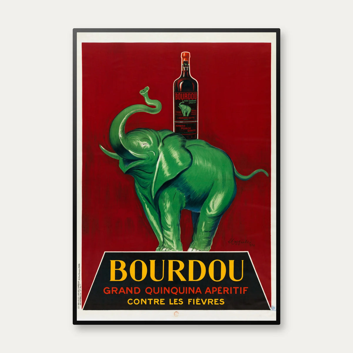 Bourdou Quinquina 1926 - Cappiello plakat – billede 1