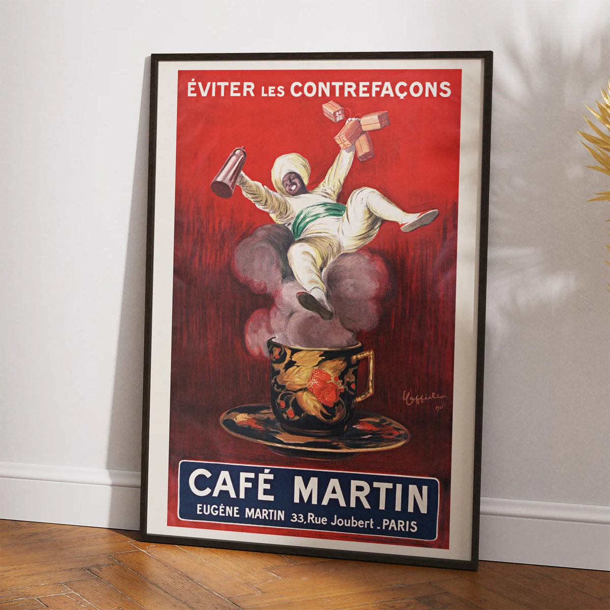 Cafe Martin 1921 - Cappiello plakat – billede 2