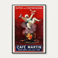 Cafe Martin 1921 - Cappiello plakat – billede 1