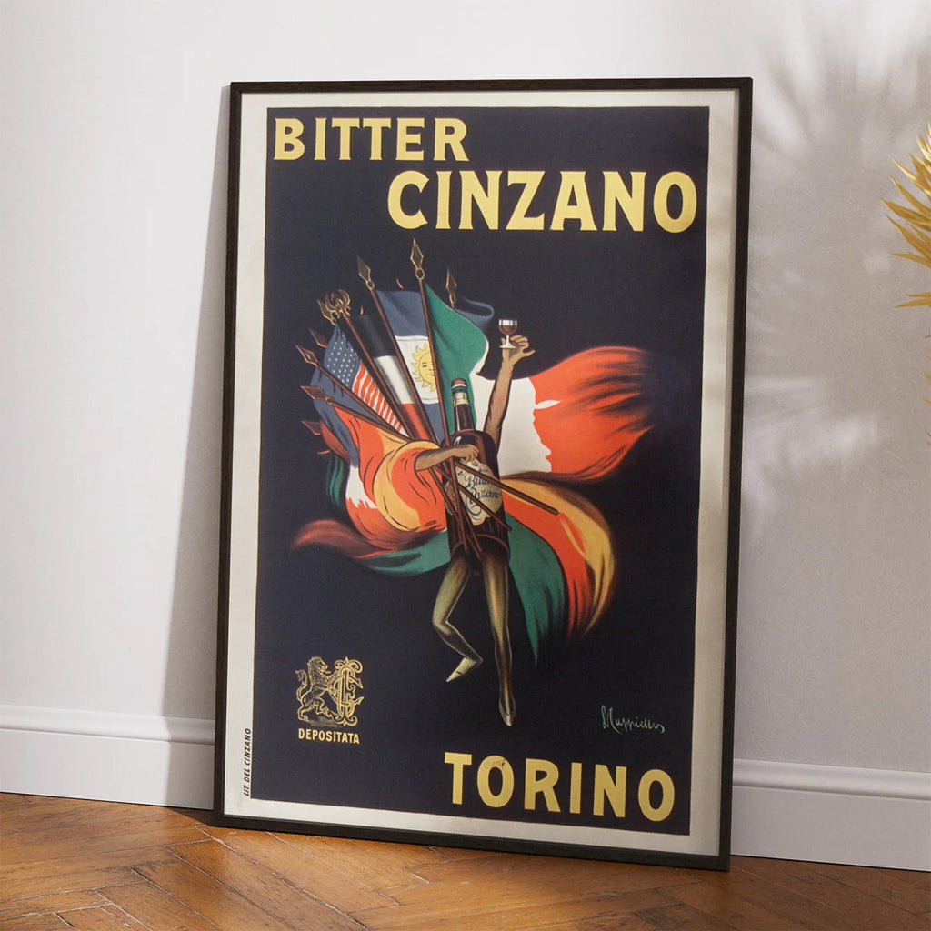 Cinzano Bitter 1912 - Cappiello plakat – billede 2