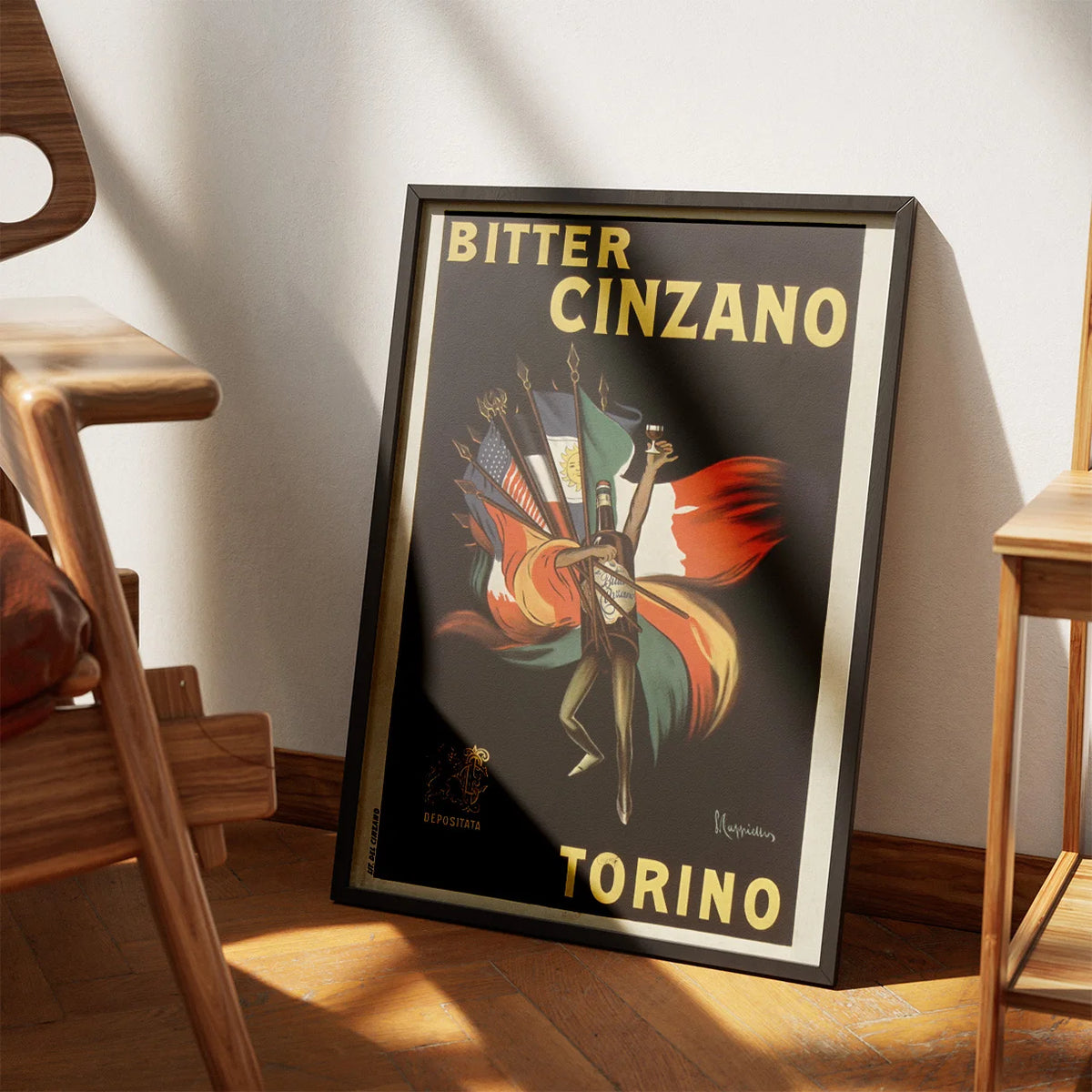 Cinzano Bitter 1912 - Cappiello plakat – billede 3