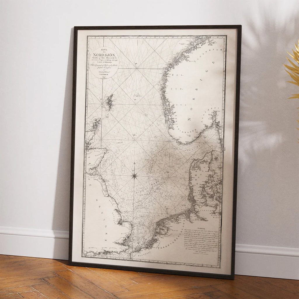 Nordsøen 1797 - Søkort - Plakat – billede 2
