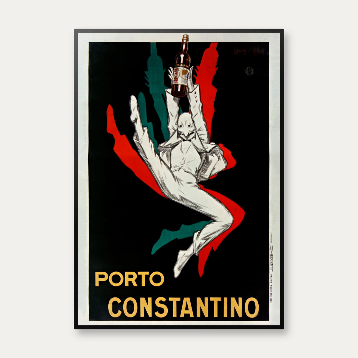 Porto Constantino 1928 - Jean d'Ylen plakat – billede 1
