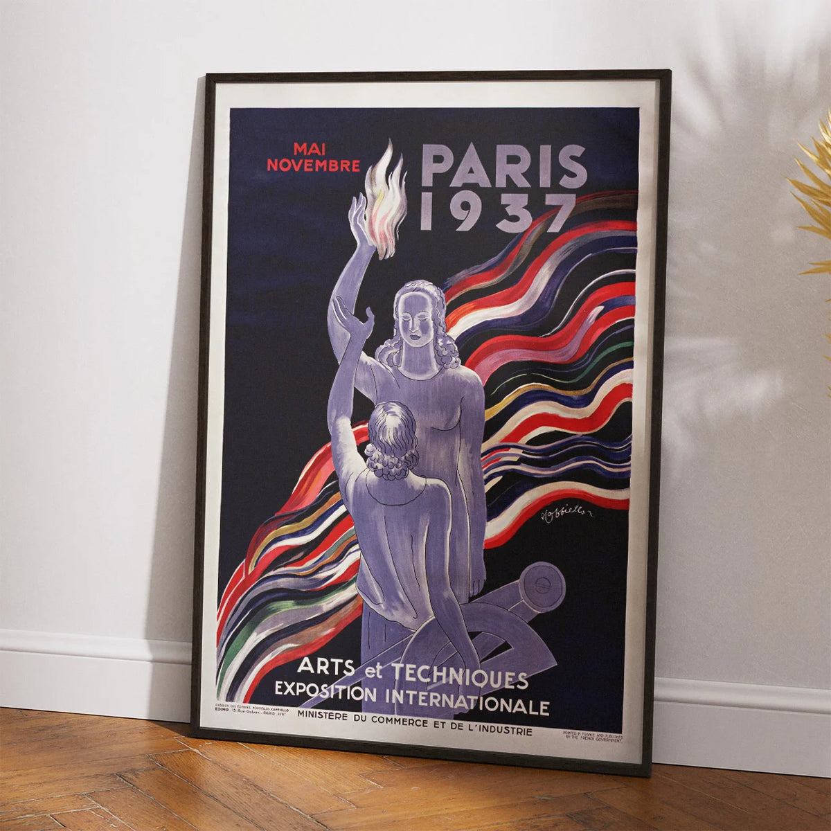 Arts et Techniques Paris 1937 - Udstillingsplakat – billede 2