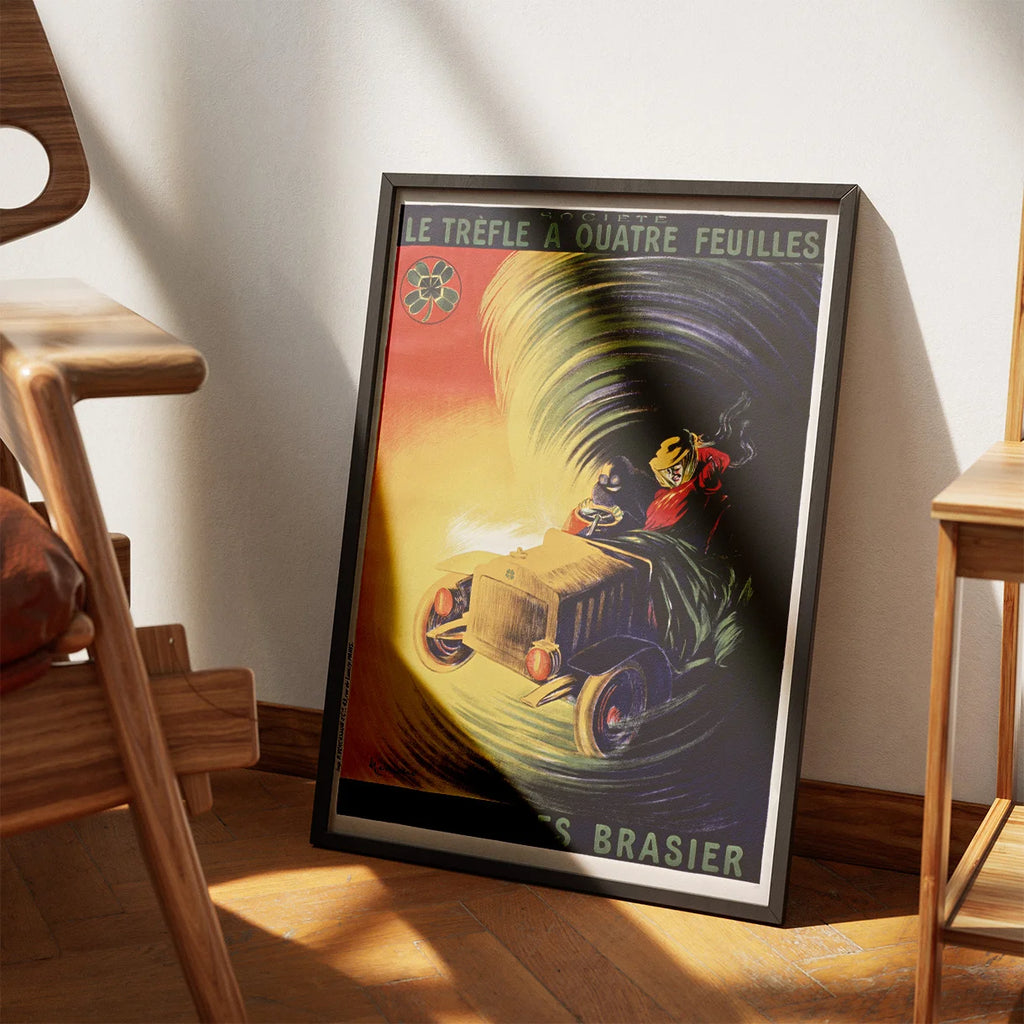 Automobiles Brasier 1907 - Cappiello plakat – billede 3