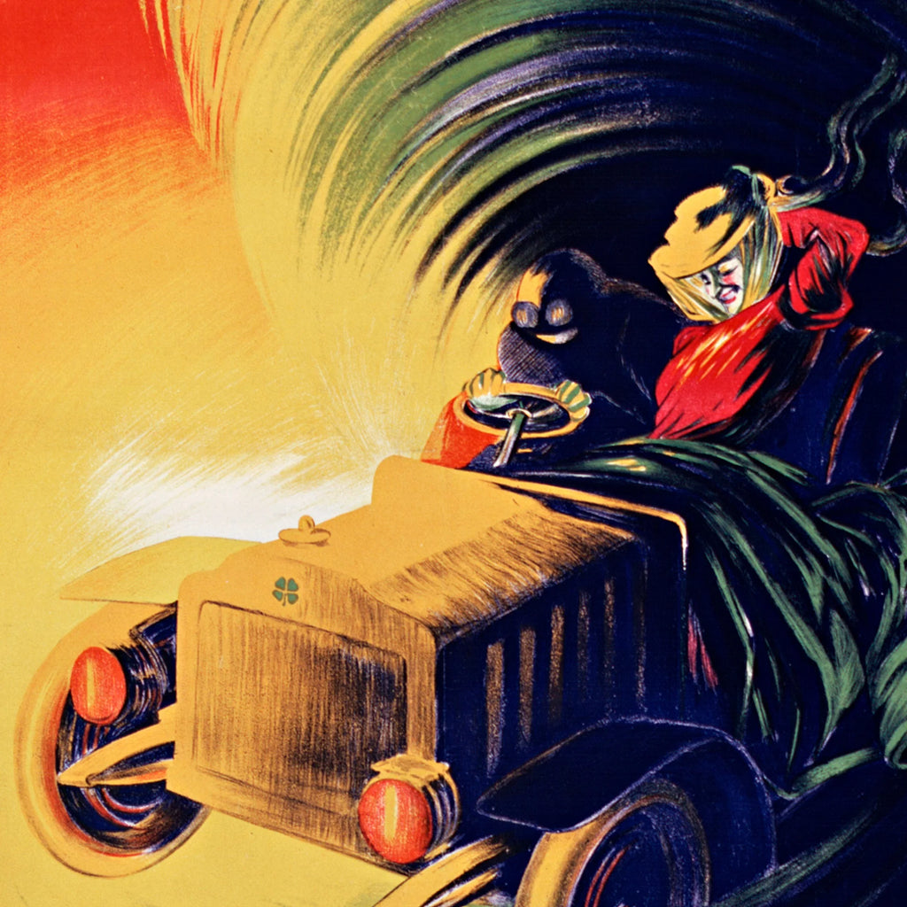 Automobiles Brasier 1907 - Cappiello plakat – billede 4