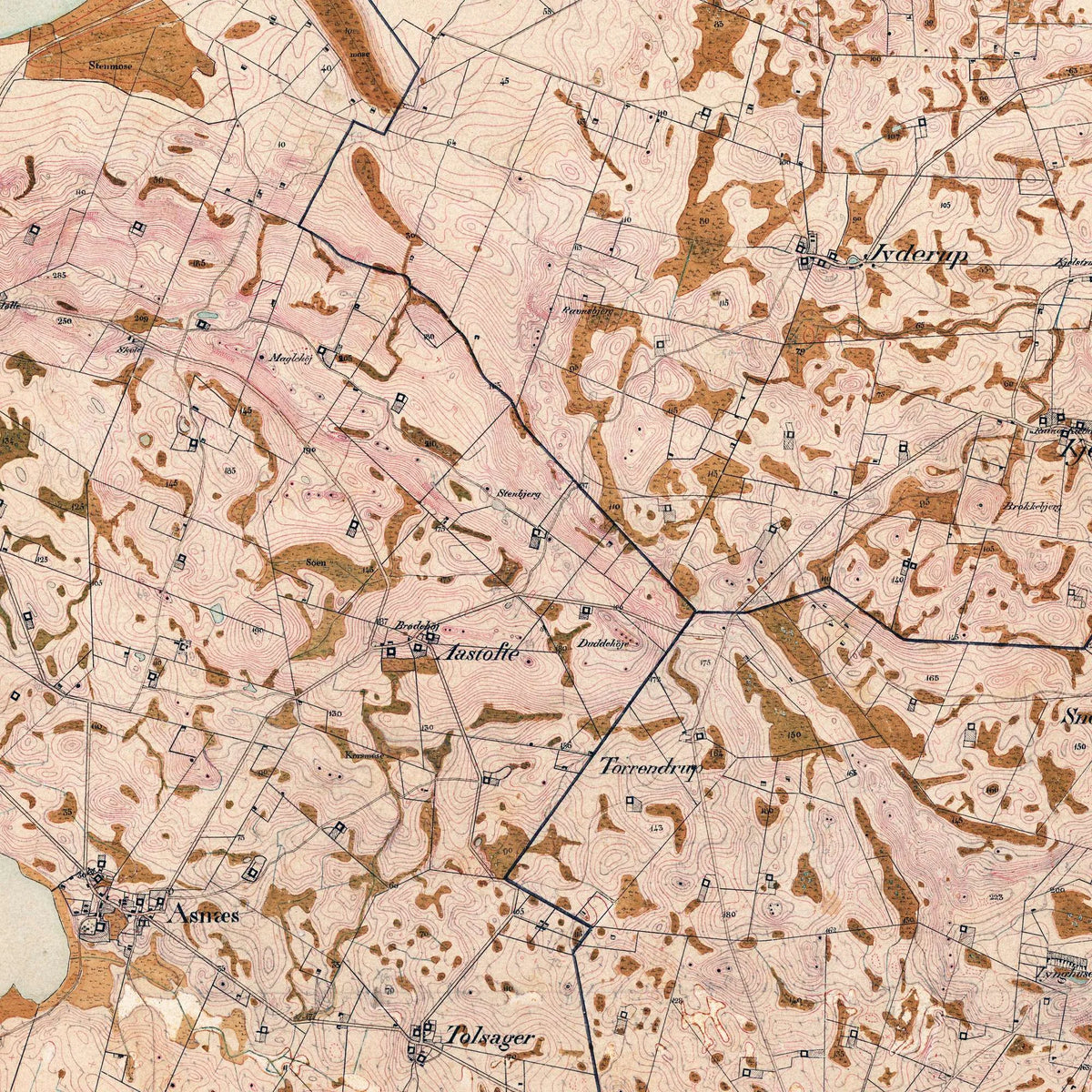 Asnæs 1844-1869 - Historisk kort – billede 4