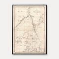 Kattegat & Bohus Bugten 1806 - Svensk kort – billede 1