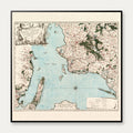 Sjælland Sydvest 1772-1822 - Historisk kobberstik – billede 1