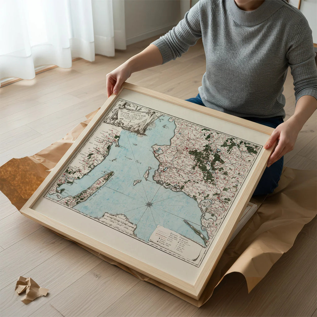 Sjælland Sydvest 1772-1822 - Historisk kobberstik – billede 2