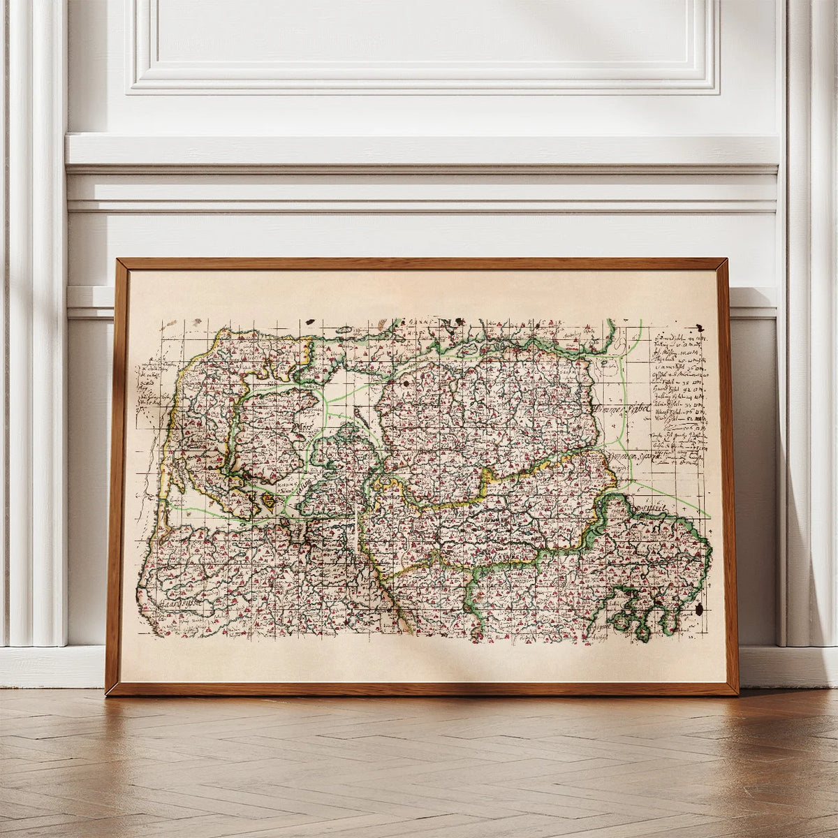 Himmerland, Thy & Djursland 1642-1667 - Historisk Mejer-kort – billede 2