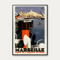 PLM Marseille, porte de l'Afrique du Nord 1929 - Rejseplakat – billede 1