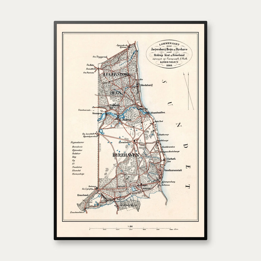 Dyrehaven 1860 - Jægersborg Hegn og Ordrup Krat – billede 1