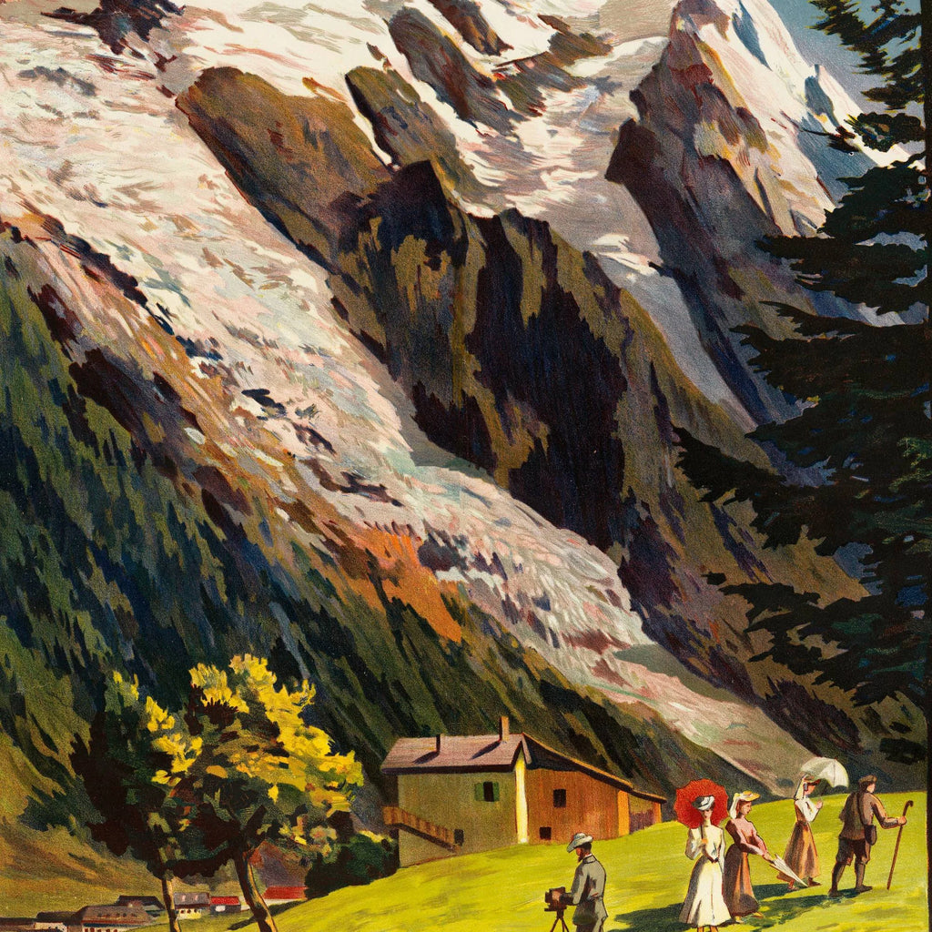 Le Mont-Blanc 1906 - Rejseplakat – billede 4