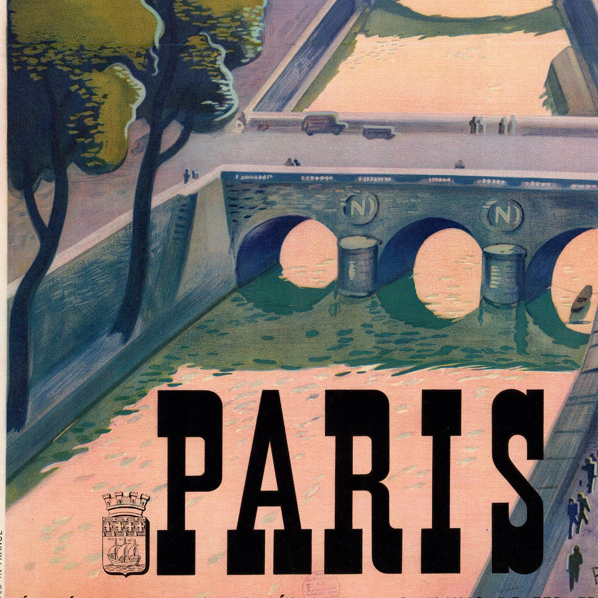 Paris 1937 - Rejseplakat – billede 4