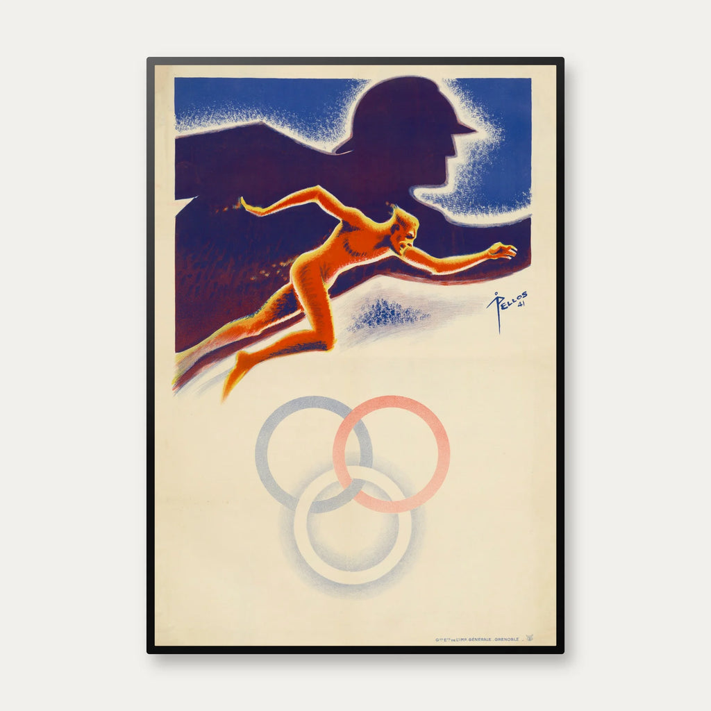 Le coureur 1941 - Sportsplakat – billede 1