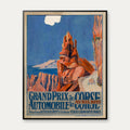 Grand prix automobile de la Corse 1921 - Sportsplakat - 62×80 cm – billede 1