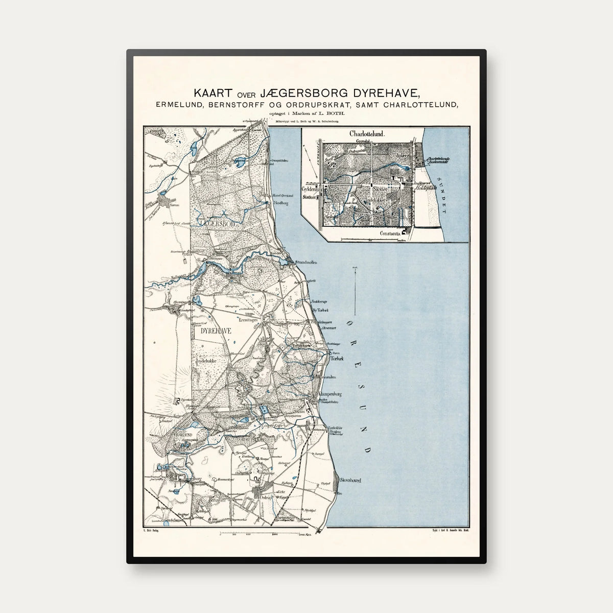 Dyrehaven, Bernstorff & Charlottenlund 1882 – billede 1