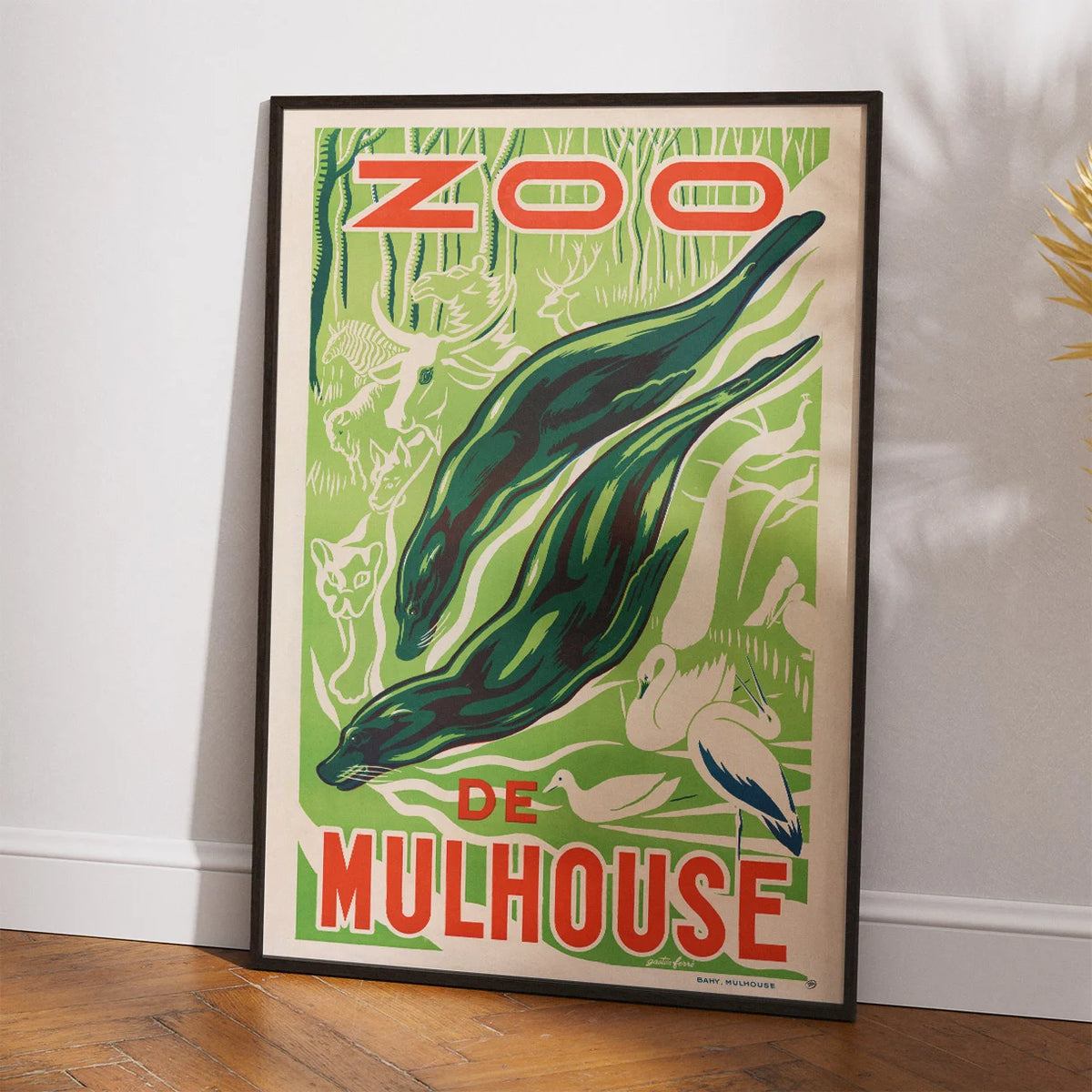 Zoo de Mulhouse 193 - Reklameplakat – billede 2