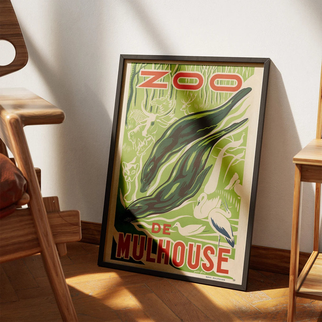 Zoo de Mulhouse 193 - Reklameplakat – billede 3