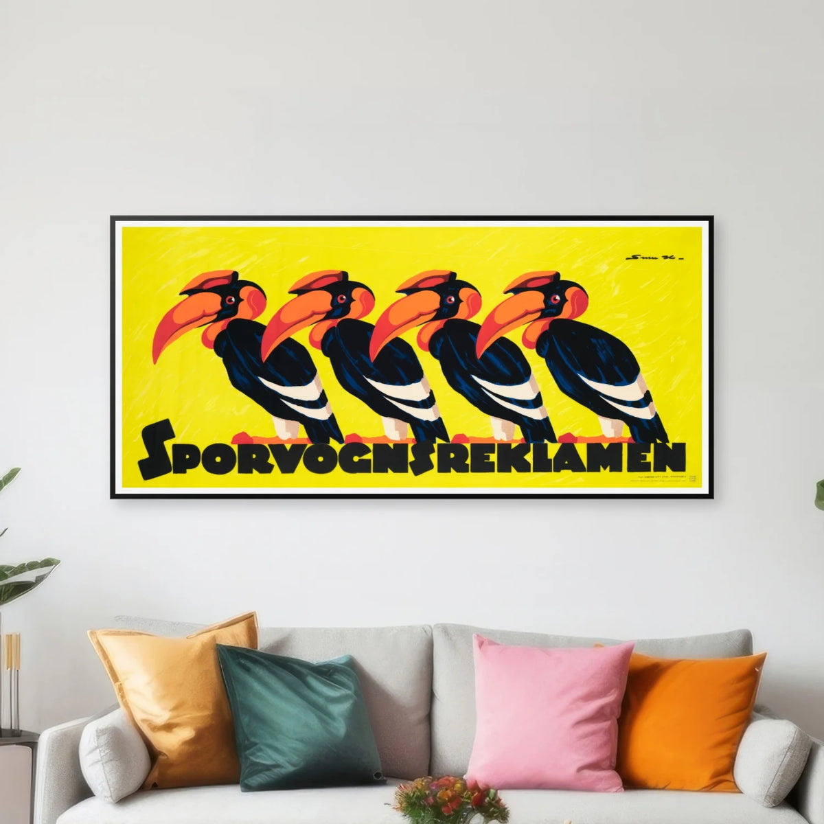 Sporvognsreklamen 1924 - Plakat - 100×47 cm – billede 3
